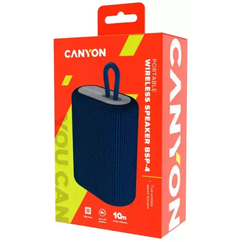 Canyon BSP-4 stereoportatiivkõlar, sinine