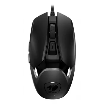 COUGAR Gaming hiir AirBlader, Wired, Must, Optical, USB Type-A, 16000 DPI, Must