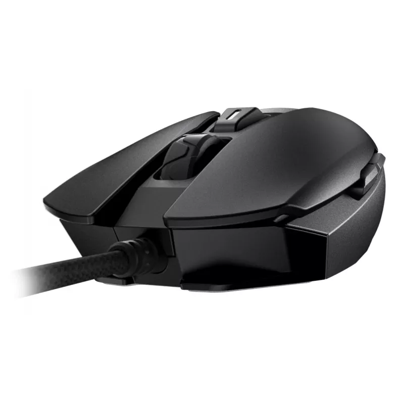 COUGAR Gaming hiir AirBlader, Wired, Must, Optical, USB Type-A, 16000 DPI, Must