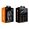 COUGAR Gaming hiir AirBlader, Wired, Must, Optical, USB Type-A, 16000 DPI, Must