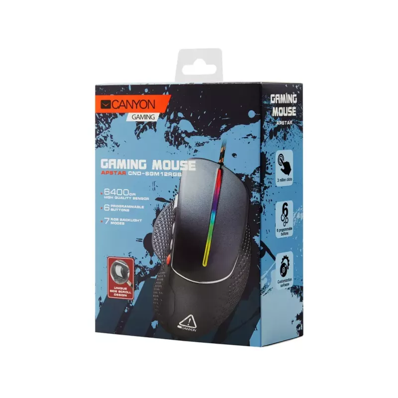 Gaming hiir Canyon Apstar CND-SGM12RGB USB Type-A