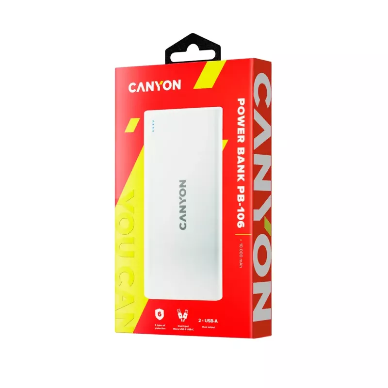 Kaasaskantav laadija Canyon PB-106 10000 mAh