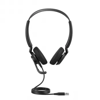 Jabra Engage 50 II - USB-A UC Stereo, juhtmega, kontori/kõnekeskuse jaoks, 65 g, kõrvaklapid, must