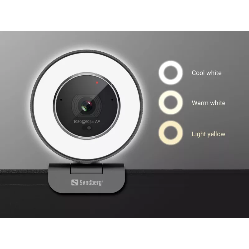 Sandberg Streamer USB Webcam Pro Elite 2560x1440 60 fps Must