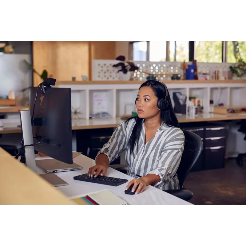 HP 625 FHD veebikaamera, 4 MP, 1920 x 1080 pikslit, Full HD, äriklass, USB, must