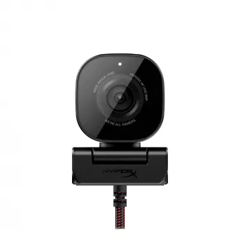 HyperX Vision S veebikaamera, must, Windows 10, Windows 11, Mac OS X 10.10 Yosemite, MacOS, ChromeOS, 45 mm, 93,3 mm