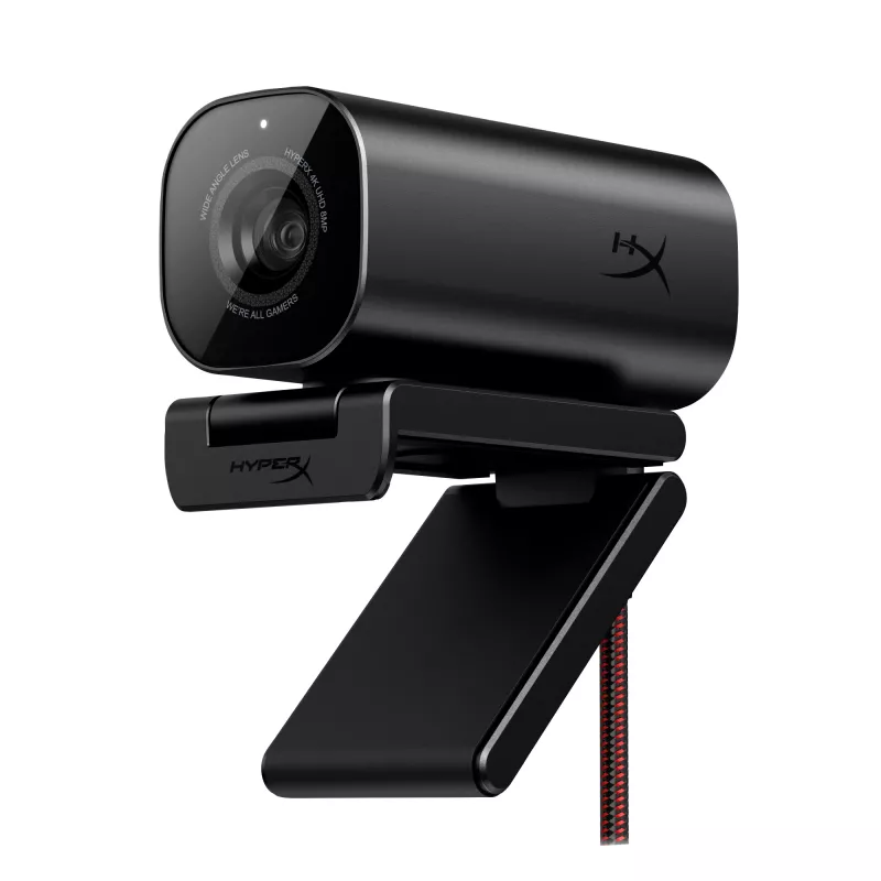 HyperX Vision S veebikaamera, must, Windows 10, Windows 11, Mac OS X 10.10 Yosemite, MacOS, ChromeOS, 45 mm, 93,3 mm