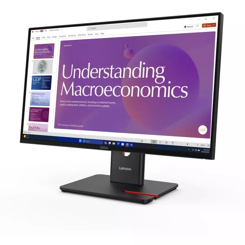 Monitor Lenovo ThinkVision T24D-40 23.8 tolli LCD Full HD 1920 x 1080