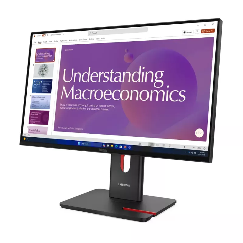 Monitor Lenovo ThinkVision T24D-40 23.8 tolli LCD Full HD 1920 x 1080