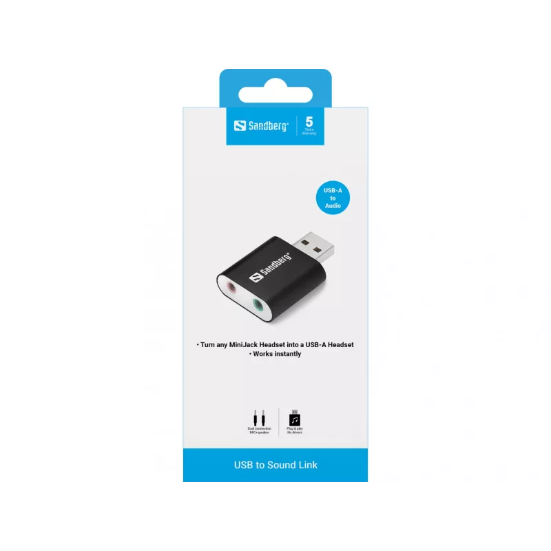 USB helikaart Sandberg USB to Sound Link