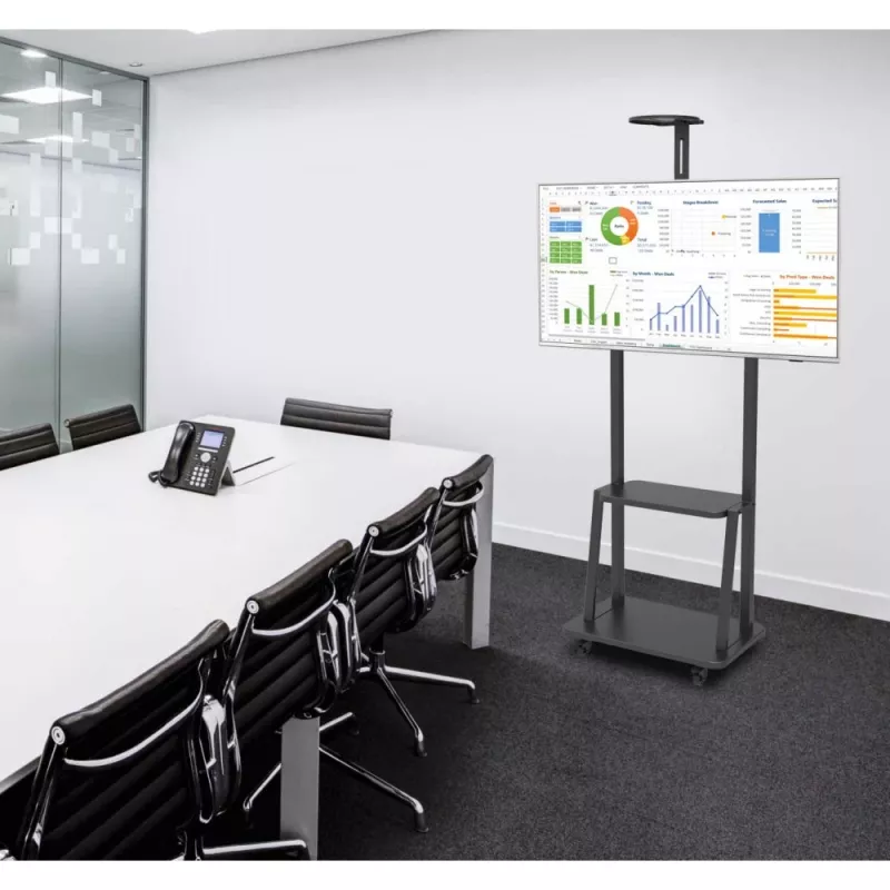 Techly ICA-TR33 reklaamekraani kinnitus 177.8 cm (70 tolli) Must