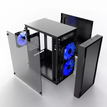 Arvutikorpus Gembird CCC-FORNAX-960B Midi Tower must