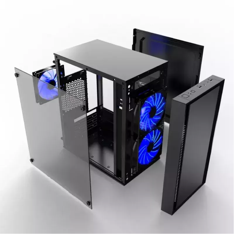 Arvutikorpus Gembird CCC-FORNAX-960B Midi Tower must