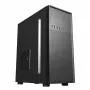 PC-korpus GEMBIRD Fornax 160 Mini Tower — must, SPCC, toetab ITX/mATX/ATX, 1×3,5-tolline + 3×2,5-tollist sahtlit, 7 laienduspesa, 445×185×390 mm