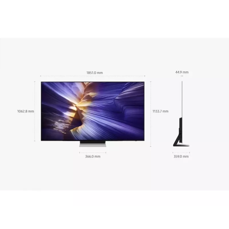 OLED-televiisor Samsung QE77S90FAE 77 tolli 4K Ultra HD OLED, 3840×2160, Tizen, 120 Hz, HDR10+ Gaming, Wi‑Fi, Bluetooth 5.3, 4x HDMI, 2.1 ch