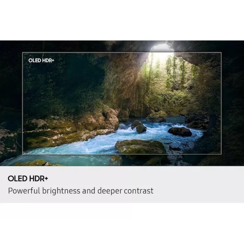 OLED-televiisor Samsung QE77S90FAE 77 tolli 4K Ultra HD OLED, 3840×2160, Tizen, 120 Hz, HDR10+ Gaming, Wi‑Fi, Bluetooth 5.3, 4x HDMI, 2.1 ch