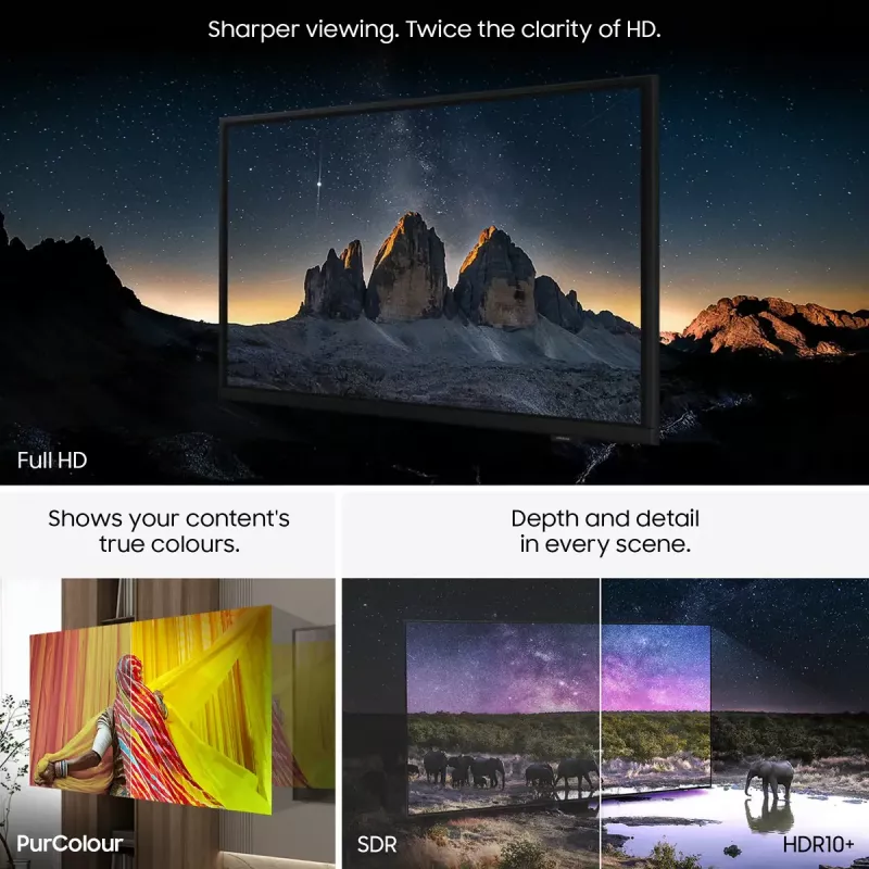 LED-televiisor Samsung UE32F6000FKXXU 32 tolli (81,3 cm) Full HD 1920x1080, Tizen, Wi‑Fi, HDR10+, 2×HDMI, 2.0ch, VESA 200×200