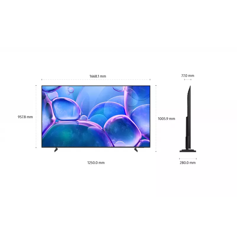 Samsung UE75U7022FKXXH TV 190,5 cm (75 tolli) 4K Ultra HD Smart TV Wi-Fi Must