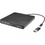Sandberg USB-C/A DVD-seade, Must, Salv, Lauaarvuti/sülearvuti, DVD Super Multi DL, USB Type-C, CD-R, CD-ROM, CD-RW, DVD+R DL, DVD-R, DVD-R DL, DVD-RAM, DVD-ROM, DVD-RW
