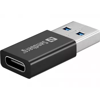 Sandberg USB-C/A DVD-seade, Must, Salv, Lauaarvuti/sülearvuti, DVD Super Multi DL, USB Type-C, CD-R, CD-ROM, CD-RW, DVD+R DL, DVD-R, DVD-R DL, DVD-RAM, DVD-ROM, DVD-RW