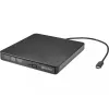 Sandberg USB-C/A DVD-seade, Must, Salv, Lauaarvuti/sülearvuti, DVD Super Multi DL, USB Type-C, CD-R, CD-ROM, CD-RW, DVD+R DL, DVD-R, DVD-R DL, DVD-RAM, DVD-ROM, DVD-RW