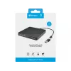 Sandberg USB-C/A DVD-seade, Must, Salv, Lauaarvuti/sülearvuti, DVD Super Multi DL, USB Type-C, CD-R, CD-ROM, CD-RW, DVD+R DL, DVD-R, DVD-R DL, DVD-RAM, DVD-ROM, DVD-RW