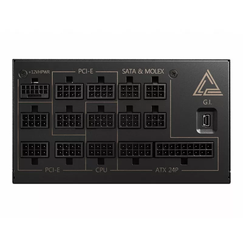 MSI MEG AI1300P PCIE5 toiteplokk 1300 W 24-pin ATX ATX Must