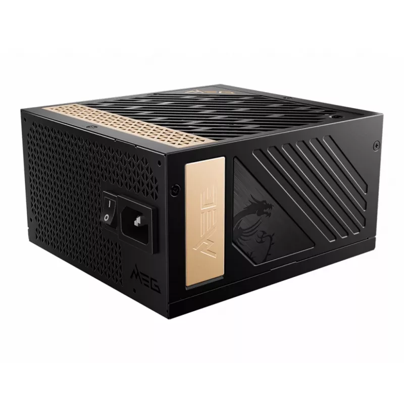 MSI MEG AI1300P PCIE5 toiteplokk 1300 W 24-pin ATX ATX Must
