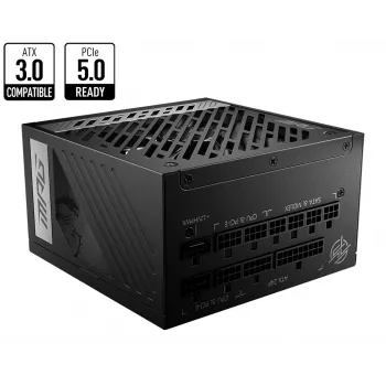 MSI MPG A850G PCIE5 toiteplokk 850 W 24-kontaktine ATX ATX Must