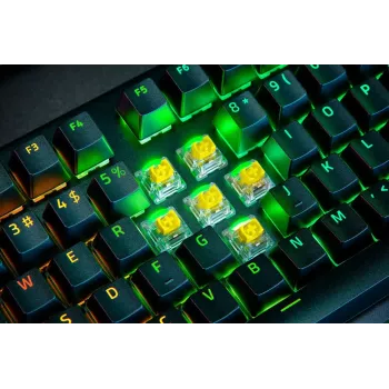 Razer MustWidow V4 Pro klaviatuur mängurile USB QWERTY US International must mehaaniline RGB LED