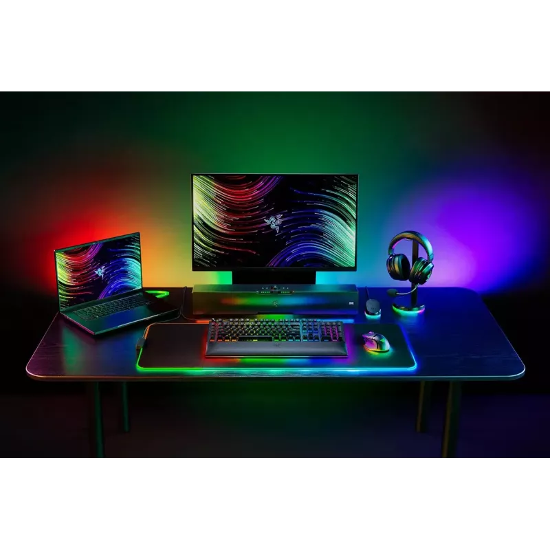 Razer MustWidow V4 Pro klaviatuur mängurile USB QWERTY US International must mehaaniline RGB LED