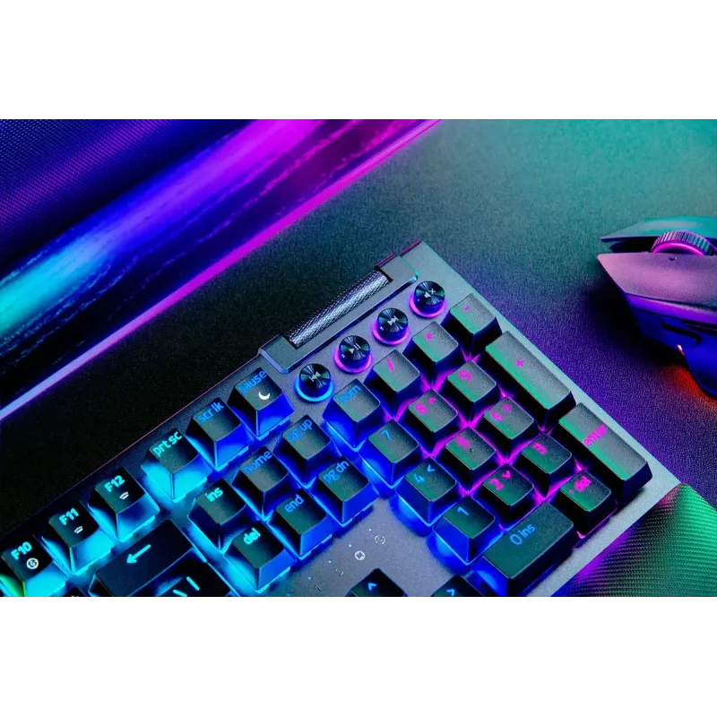 Razer MustWidow V4 Pro klaviatuur mängurile USB QWERTY US International must mehaaniline RGB LED