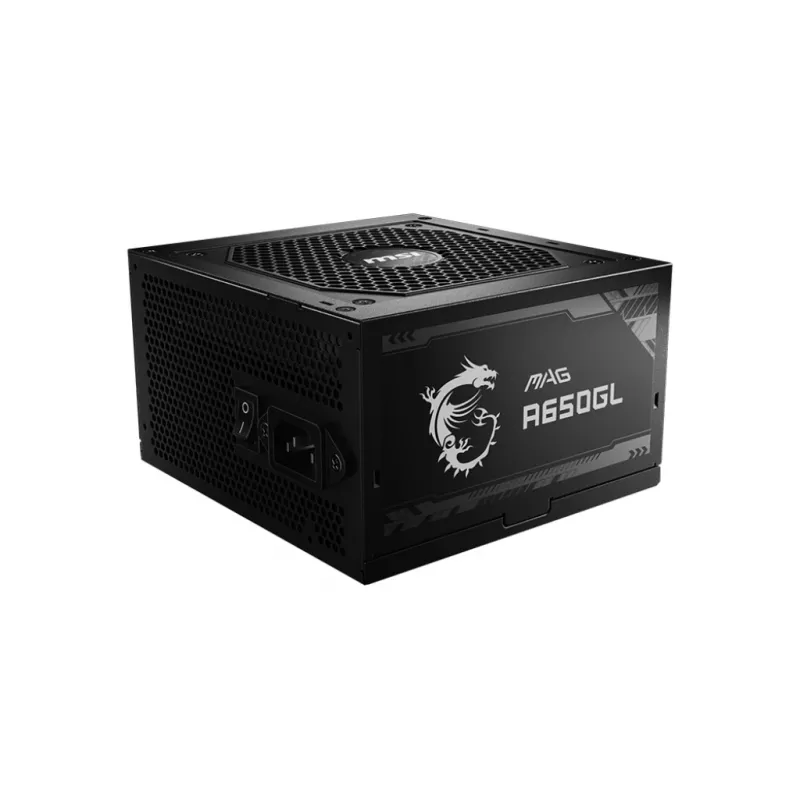 MSI MAG A650GL toiteplokk 650 W 20+4 pin ATX ATX Must