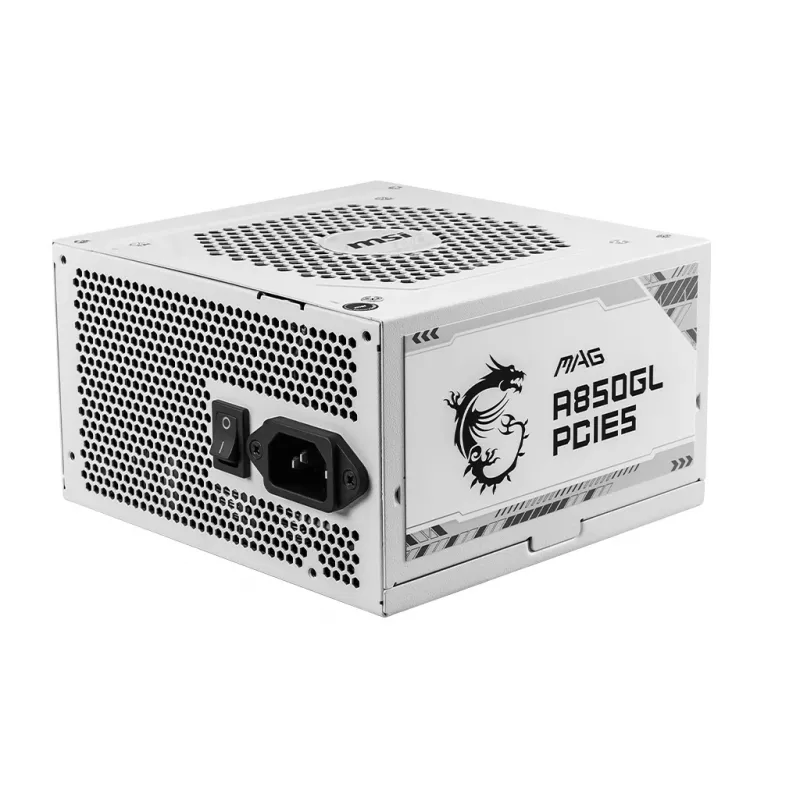 MSI MAG A850GL PCIE5 Valge toiteplokk 850 W 20+4 pin ATX ATX