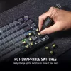 Mehaaniline mänguklaviatuur Corsair K65 PLUS WIRELESS RGB, juhtmevaba, USB, must