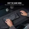 Mehaaniline mänguklaviatuur Corsair K65 PLUS WIRELESS RGB, juhtmevaba, USB, must