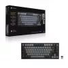 Mehaaniline mänguklaviatuur Corsair K65 PLUS WIRELESS RGB, juhtmevaba, USB, must