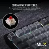 Mehaaniline mänguklaviatuur Corsair K65 PLUS WIRELESS RGB, juhtmevaba, USB, must