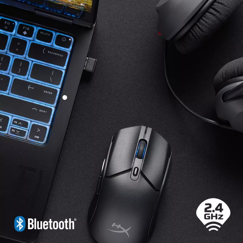 HyperX Pulsefire Haste 2 Core Wls - mänguhiir (Musta/ Must)