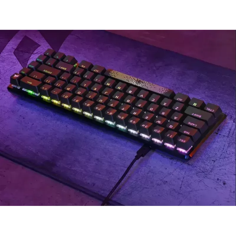 Corsair K65 PRO MINI klaviatuur mängimiseks USB QWERTY inglise must 65% RGB
