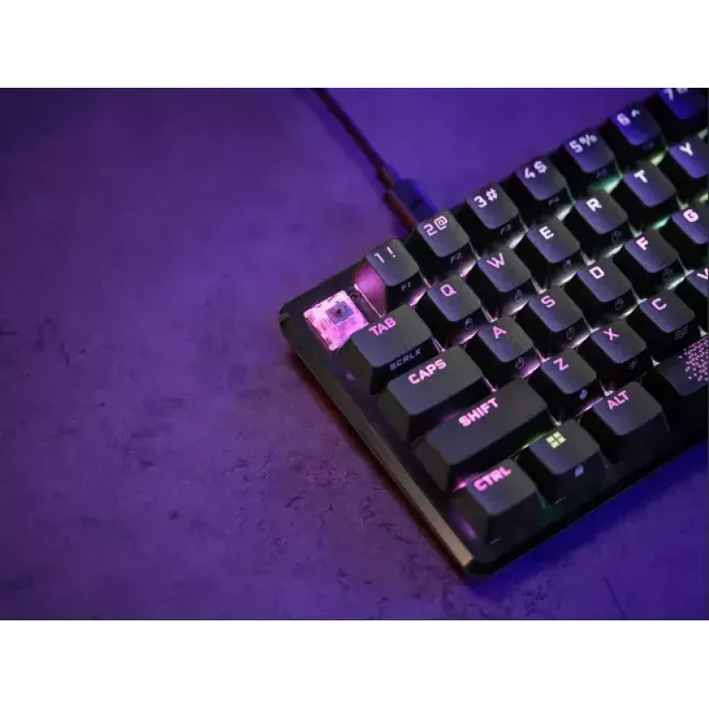 Corsair K65 PRO MINI klaviatuur mängimiseks USB QWERTY inglise must 65% RGB