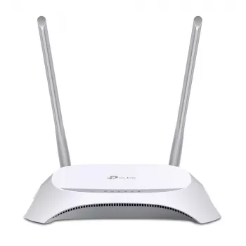 TP-Link TL-MR3420 traadita ruuter Fast Ethernet Üheribaline (2,4 GHz) Must, Valge