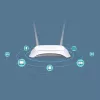 TP-Link TL-MR3420 traadita ruuter Fast Ethernet Üheribaline (2,4 GHz) Must, Valge
