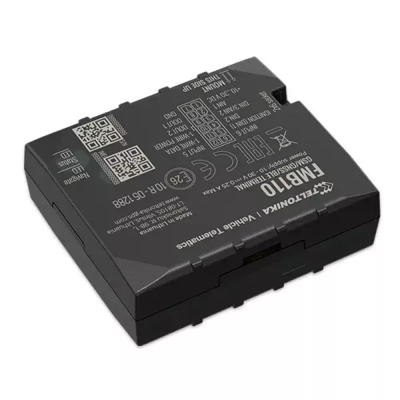 GPS-seade Teltonika FMB110 autole must tolmukindel 0,128 GB