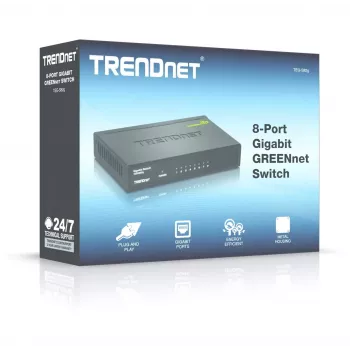 Mittehallatav kommutaator Trendnet GREENnet TEG-S82G