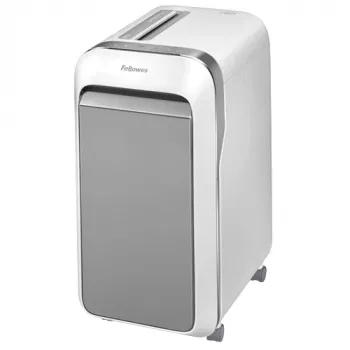 Fellowes LX Series Paper Shredder LX221 20 Sheet Micro Cut Shredder with 30 Litre Pull Out Bin Superior Security P5 Valge