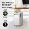 Fellowes LX Series Paper Shredder LX221 20 Sheet Micro Cut Shredder with 30 Litre Pull Out Bin Superior Security P5 Valge