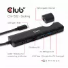 CLUB3D USB-tüüp C 7-ühes jaotur HDMI 4K60Hz SD TF kaardipesa 2x USB-tüüp A USB-tüüp C PD RJ45 töötab Thunderbolt 3-ga