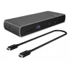 ICY BOX IB-DK8801-TB4 Juhtmega Thunderbolt 4 Antratsiit, Must