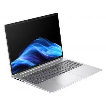 HP EliteBook 6 G1i Intel Core Ultra 7 255U sülearvuti 40,6 cm (16 tolli) WUXGA 16 GB DDR5-SDRAM Wi-Fi 7 (802.11be) Windows 11 Pro AI PC hõbedane